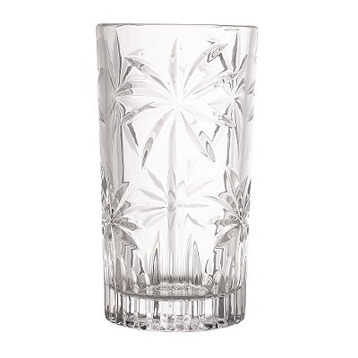 Conjunto 6 Copos Altos de Cristal Palm Tree 360ml - Wolff