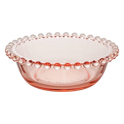 Conjunto 3 Bowls Cristal Pearl Rosa 14x5cm - Wolf