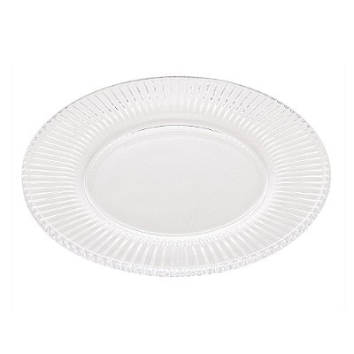 Prato Sobremesa de Cristal Renaissance 22,5cm - Lyor