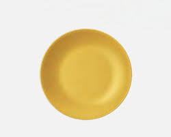 Prato Raso Corona Coupe Clean Esmalte Mostarda 26cm - Oxford