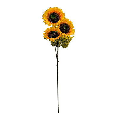 Haste Girassol X3 90cm - Amarelo