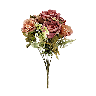 Buque Rosa Outonal 33cm - Rosa