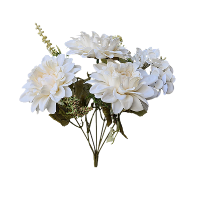 Buque Dalia Outonal 33cm - Branco