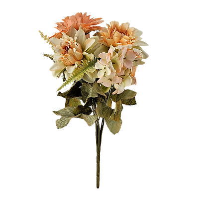 Buque Dalia Outonal 33cm - Salmon