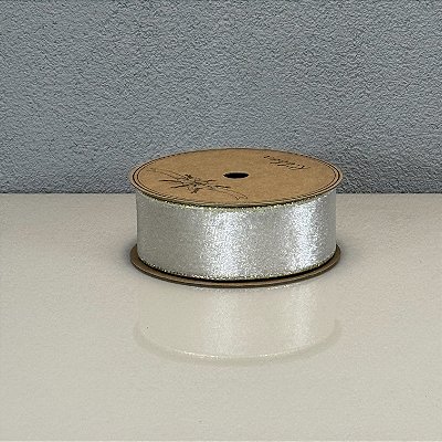 Fita Decorativa Aramada 3.8cm x 9.14m