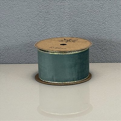Fita Decorativa Verde Menta 6.3cm x 10m