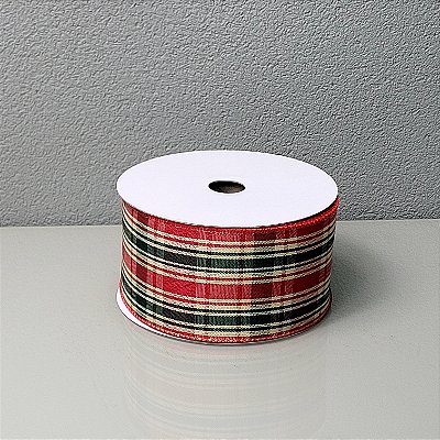 Fita Decorativa Xadrez 6.3cm x 9.14m
