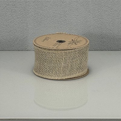 Fita Decorativa Juta 6,3cm x 9m