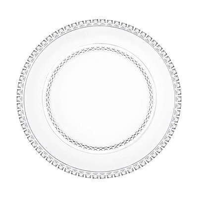 Prato para Sobremesa em Cristal Diamante D19cm