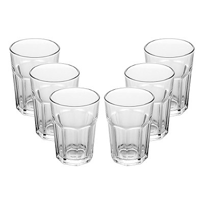 Conjunto 6 Copos Altos de Vidro para Drink Allure 425ml - Wolff
