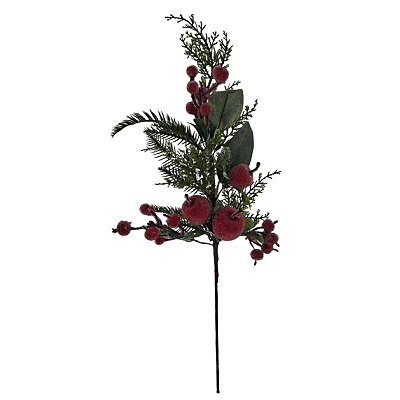 Haste Natalina com Maça 67cm
