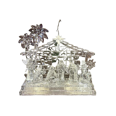 Presépio Coleçāo Cristal 19cm Incolor
