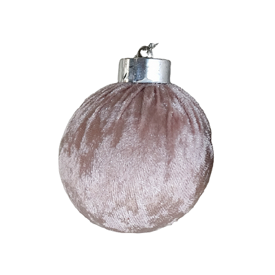 Conjunto 2 Bolas de Natal 10cm Rosa