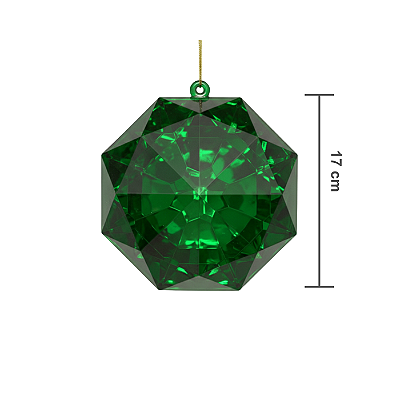 Joia Decorativa 16x10x17cm Verde