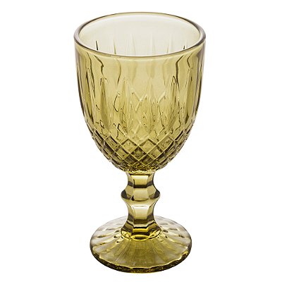 Conjunto 6 Taças Greek 320ml Verde Vidro - Wolff