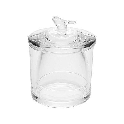 Manteigueira Francesa Bird 9,5cm x 9,5cm x 11cm Cristal Ecológico - Wolff