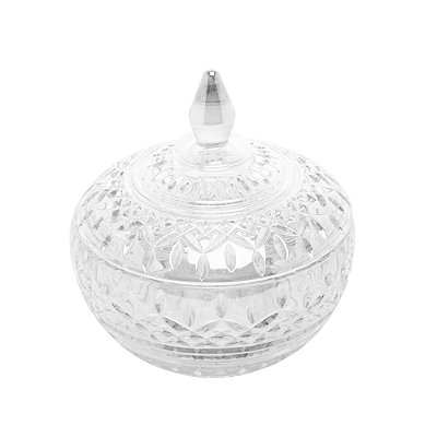 Potiche Decorativo de Cristal Lys 14cm x 15cm - Wolff