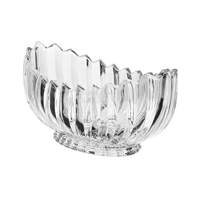 Centro de Mesa de Cristal Geneva 28cm x 15cm x 13,5cm - Wolff