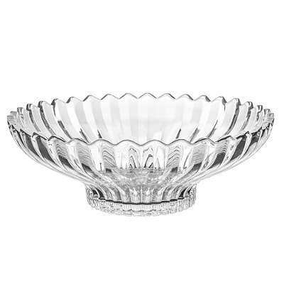 Centro de Mesa de Cristal Geneva 32,5cm x 32,5cm x 12cm - Wolff