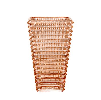 Vaso de Cristal Maya Âmbar Metalizado 10cm x 7,5cm x 17,5cm - Wolff