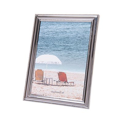 Porta-Retrato de Aço Inox Balls Prata 15cm x 20cm - Wolff