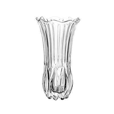 Vaso de Vidro Tulipa 10cm x 10cm x 19cm - Wolff