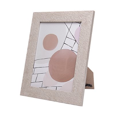 Porta-Retrato Grezzo 15cm x 20cm Bege Mdf - Wolff