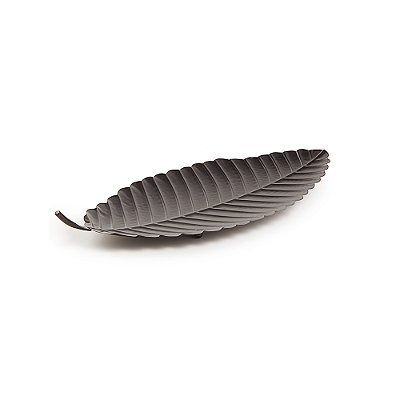 Centro de Mesa Metal Folha Preta P - Mart