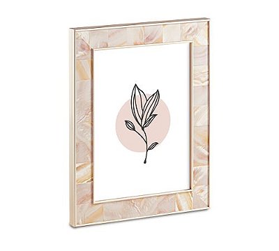 Porta-Retrato Poliestireno e Vidro 10x15 - Mart