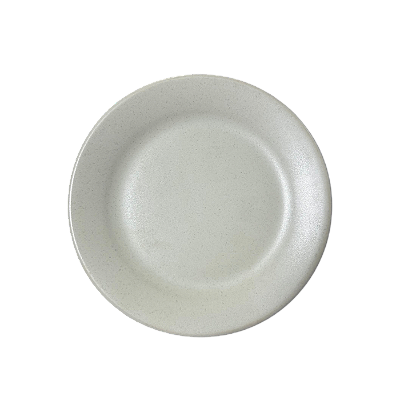 Prato Sobremesa Cerâmica Mariscal Areia 21cm - Noah Home