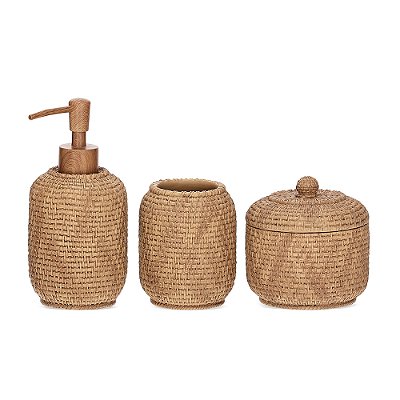 Conjunto 3 Peças Banheiro Poliresina - Mart