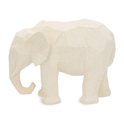 Escultura Elefante em Poliresina 16cm - Mart