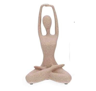Escultura Yoga em Poliresina 24cm - Mart