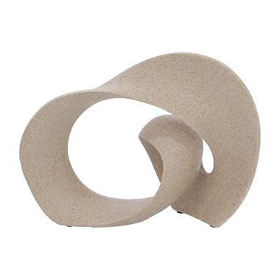 Escultura Onda Natural em Poliresina - Mart