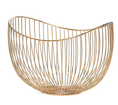 Centro de Mesa em Metal Dourado 19cm - Mart