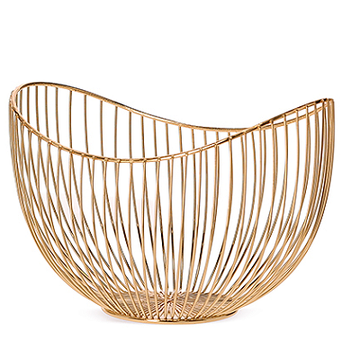 Centro de Mesa em Metal Dourado 15cm - Mart