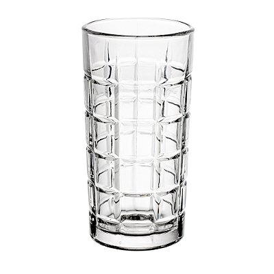 Conjunto 6 Copos Alto Cristal Ecológico Square 360ml - Lyor