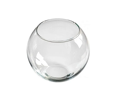 Vaso Aquário de Vidro 9cm - BMQ