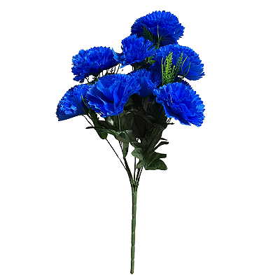 Buquê Cravo Azul X10 - BMQ