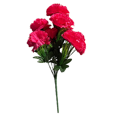 Buquê Cravo Rosa X10 - BMQ