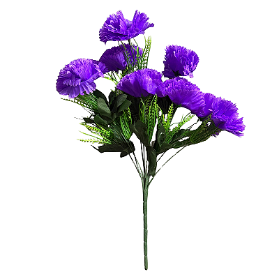 Buquê Cravo Roxo X10 - BMQ