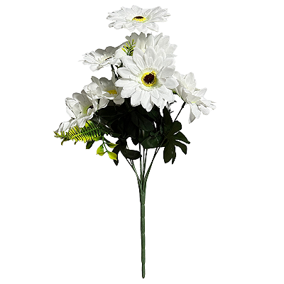 Buquê Gerbera Branca X9 - BMQ