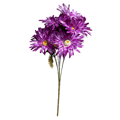 Buquê Margarida Lilas X7 - BMQ