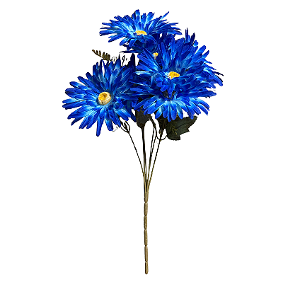 Buquê Margarida Azul X7 - BMQ