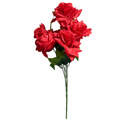Buquê Rosas Diamante Vermelho X7 - BMQ