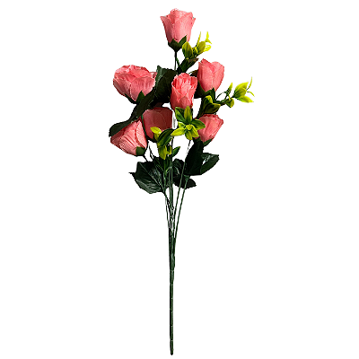 Buquê Rosas Rosa Claro X7 - BMQ