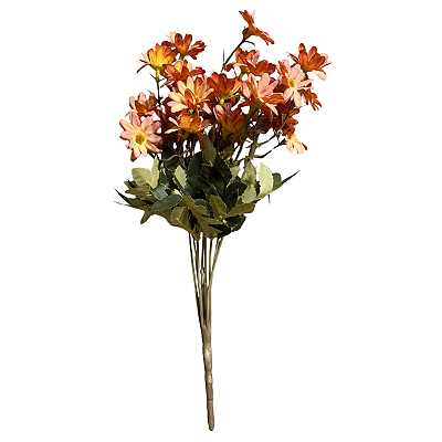 Buquê Mini Margarida 35cm Laranja - BMQ