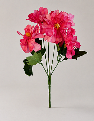 Buquê De Dália Pink X5 Para Arranjos Decorativos
