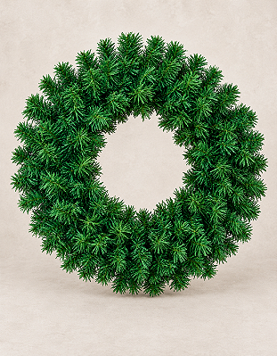 Guirlanda de Natal Madrid 60cm Verde 130 Tips Decorativa