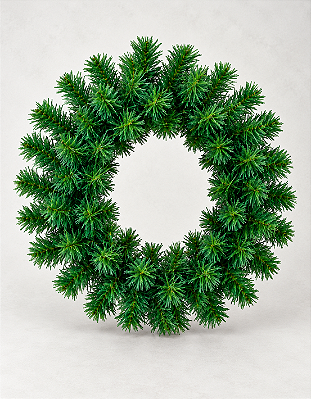 Guirlanda de Natal Madrid 45cm Verde 80 Tips Decorativa